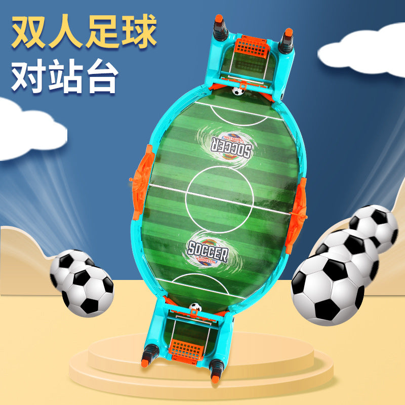 Wholesale cross-border large-sized foosball table - double player competitive tabletop game, educational, casual, interactive kicking game toy