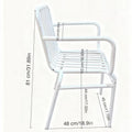 Outdoor chairs, patio outdoor camping table and chairs, cafe conversation set, bubble tea shop balcony tea chairs, wrought iron