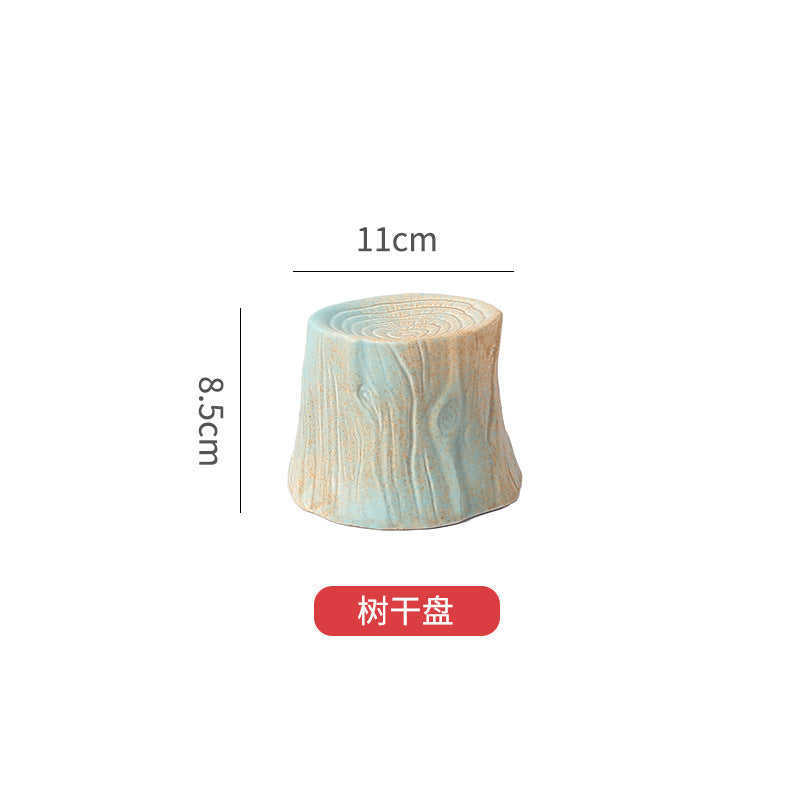 New creative ceramic plates - japanese retro round dinner plates, steak plates - wholesale for home and hotel tableware manufacturers