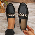 Plus sizecasual loafers for women springnew arrival soft bottom metal exportflatsflats lazy bean shoes