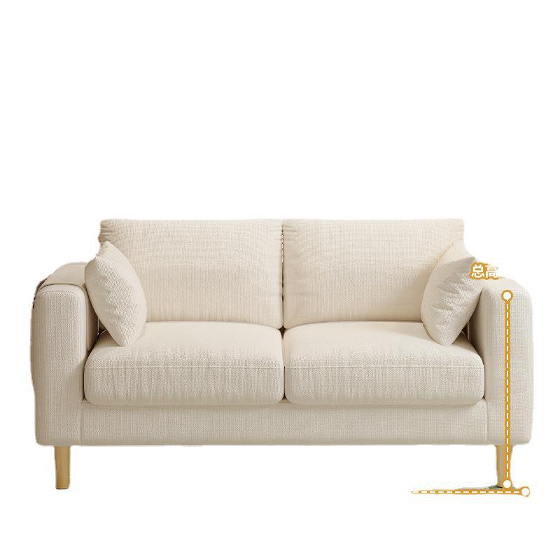 new arrival fabric sofa living room single tofu block casual modern rental room double small apartment sofa chair