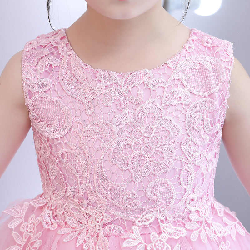 Special offer: summer children's princess dress performance costume - toddler & kids' formal wear, kindergarten stage outfit, girls' dress & vest set