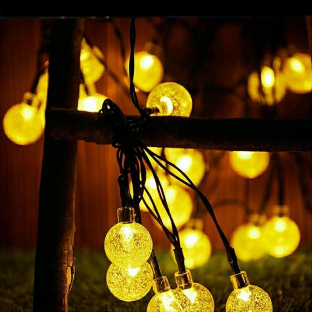 LED solar lanterns string lights waterproof outdoor balcony courtyard creative decoration room household automatic flashing light belt