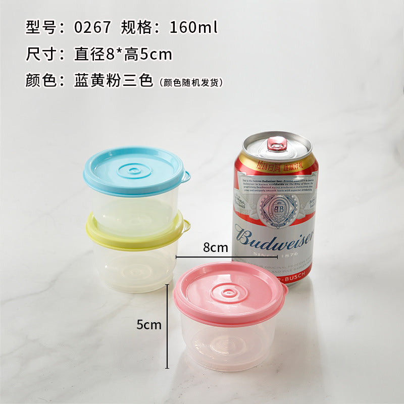 Mini transparent plastic box Small fresh-keeping box Food sealed storage box School kindergarten food sample box