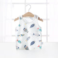 Baby vest summer strawberry ultra-thin style kids baby girl boy mesh sleeveless breathable undershirt belly protector