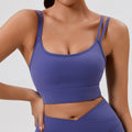 Nylon fabric shoulder sports vest tight back yoga bra running fitness intimates women's cross-border exclusive supply