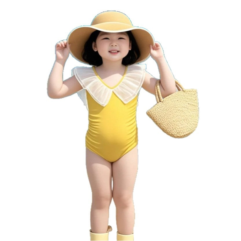 Baby girl swimsuit, cute girl swimsuit, swimsuit, swimsuit, western style infant new arrival princess kids popular