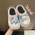 Thick sole women's 2024outwearsummerpopularnon-slip toe beach cute slippers hole new arrivalsweeteasiest for match