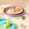 French-style matte ceramic plate, high-end aesthetic, cake plate, creative round fruit and dessert plate, steak plate, plating dish