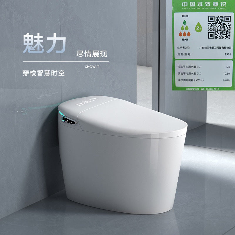 Smart toilet Fully automatic integrated type No water pressure limit Household automatic flip heating and cleaning Electric toilet