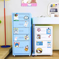 Haiermo cream style eight drawer cabinet movable desk under drawer cabinet living room bedroom room storage dopamine popular