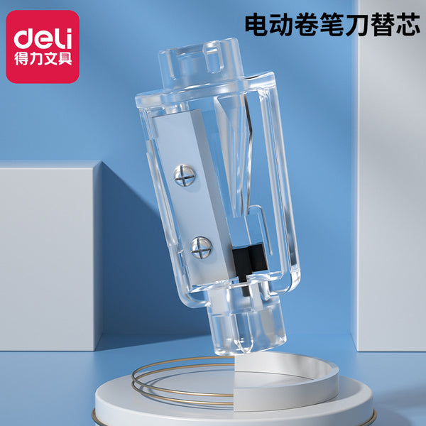 Deli 68669 Electric pencil sharpener Replacement Automatic pencil sharpener Knife holder Turning pen blade Replacement pencil sharpener accessories