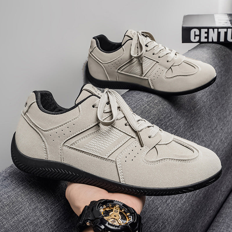 Men's 2026 spring new arrival: hot-selling racing sneakers, versatile retro german army trainers, soft-soled student trendy shoes