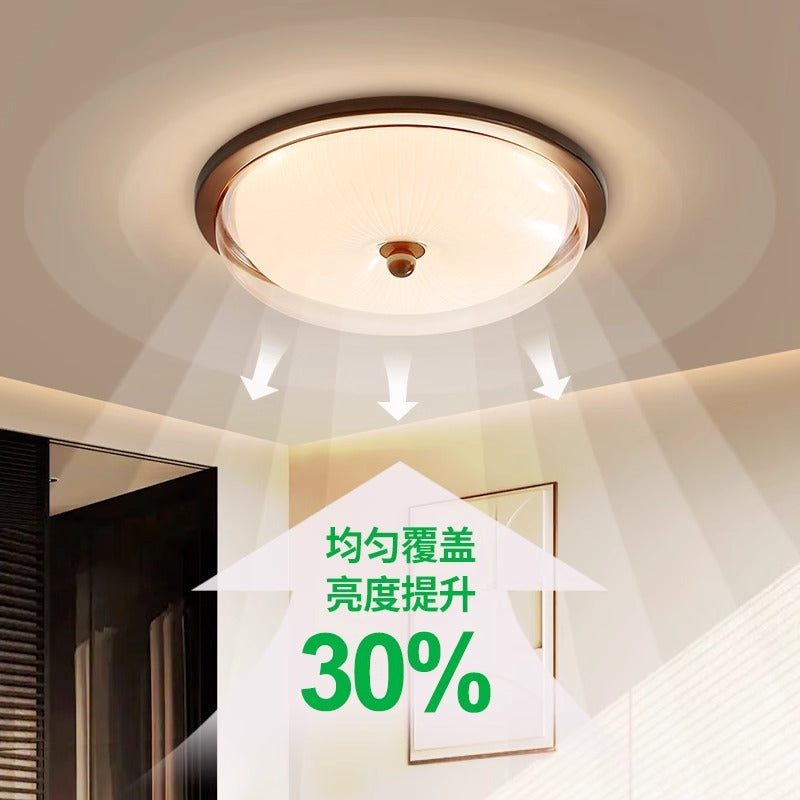 French antique bedroom ceiling light 2025 new walnut simple creative master bedroom room lighting 1