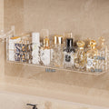 Bathroom mirror cabinet organizer - wall mounted vanity organizer for bathroom cabinets, countertops, cosmetics, and lipstick - storage rack