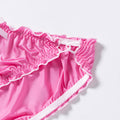 Export cross-border best selling women's plus size underwear plus size fat mm low waist sexyplaid hip-covering women's briefs