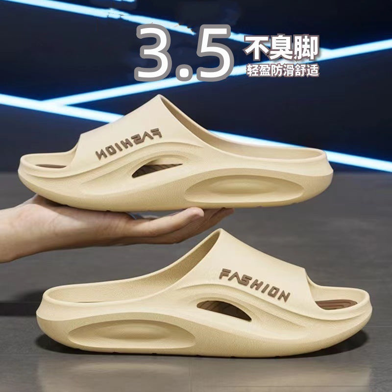 New men's slippers - summer thick-soled, cloud-like comfort, indoor/outdoor beach sandals, anti-slip, wholesale