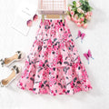 Children's floral print skirt