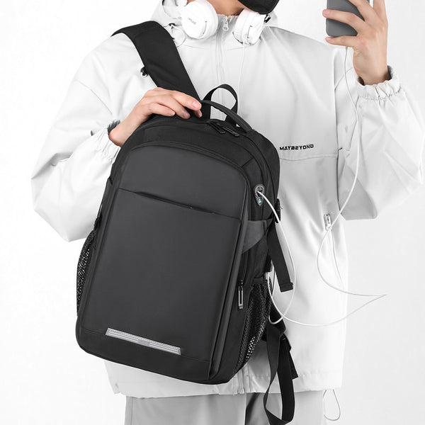 Wholesale Cross-border Backpack Men's Business Travel School Bag Student Laptop Bag Large Capacity Backpack