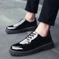 New arrival business formal leather shoes men's casual wedding groom british heightening summer breathable youth round toe men's shoes
