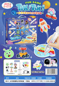 Kids' diy bead dotting pen cartoon astronaut pvc sticker educational toy wholesale mini box set (boys & girls)