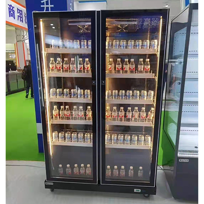 Bar refrigerated display cabinet ktv liquor beer beverage display cabinet air-cooled freezer popular ice cabinet refrigerated cabinet