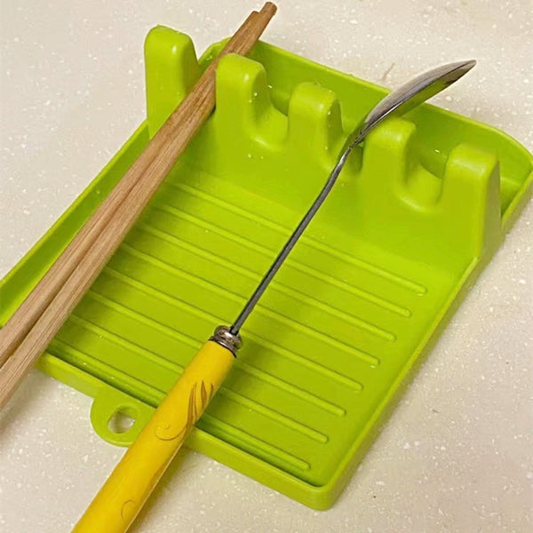 Pot lid rack Household kitchen Multifunctional tools Countertop storage rack Shelf Spatula Spoon Cartoon storage rack