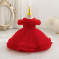 Fashionexportnew arrivalgirl princess dress stage performance baby girl birthday puff cake skirt kids dress