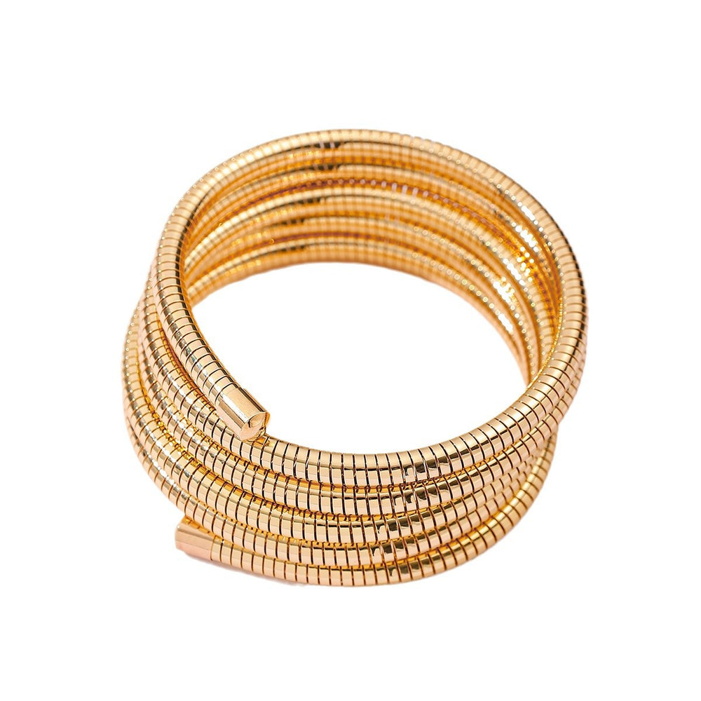 Snake bone chain bracelet wholesale fashion cross-border jewelry new arrivalstylish exaggerated multi-layer bracelet simple alloy bracelet for women