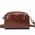Tc genuine leather women's bag coin mobile phone bag 2025new arrival mahjong bag first layer cowhide single mini shoulder crossbody bag