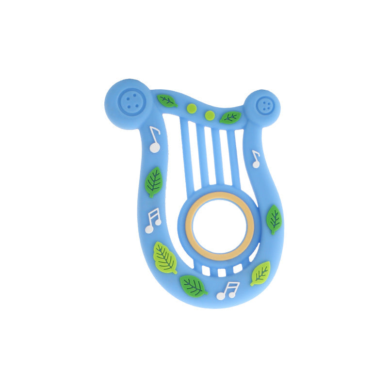 Food Grade Silicone Toothpaste Color Double Grip Buttons New 2025 Baby Bite Gum Baby Teething Chewing Toy