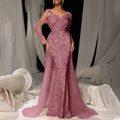 cross-border fashion: elegant and chic long lace evening gown for women's proms and parties (us/europe)