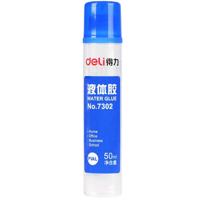 Deli liquid glue student handmade DIY glue large capacity office stationery barrel liquid glue wholesale