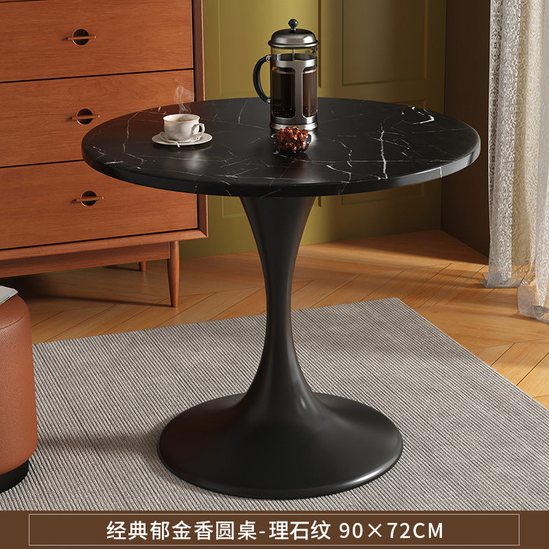 Coffee table, living room, for home, small apartment, side table, coffee table, negotiation table, round dining table, tulip balcony, small round table
