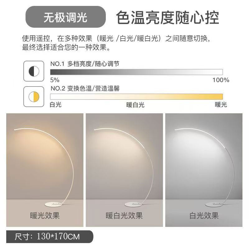 Floor lamp living room sofa fishing lamp casual modern creative designer bedroom atmosphere lamp floor standing table lamp