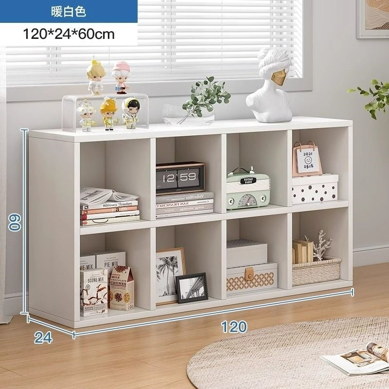 Bookshelf kindergarten reading rack multifunctional simple storage cabinet living room storage cabinet for home floor-standing storage rack