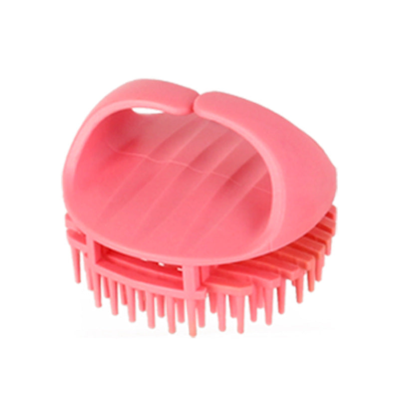 Color Silicone Shampoo Brush Massage Brush Shampoo Artifact Head Massage Comb Hair Grabber Household Silicone Shampoo Brush
