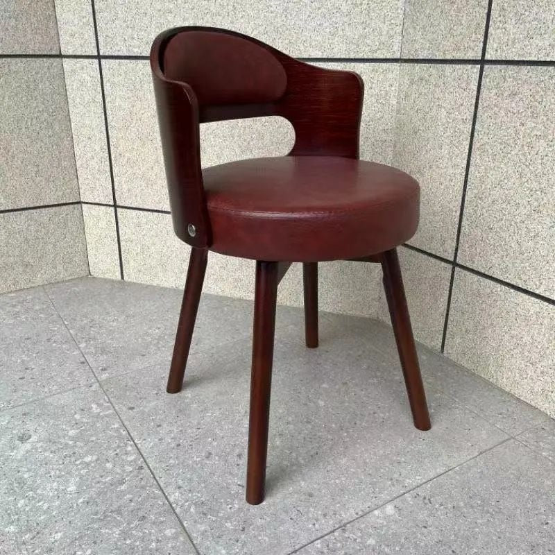Solid wood chair accessible luxuryrotate dining chair for home backrest makeup dressing table kids stool table and chair retro new chinoiserie