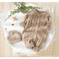 Baby romper jumpsuit spring autumn newborn sleepsuit knitted unisex baby warm clothes autumn winter 021