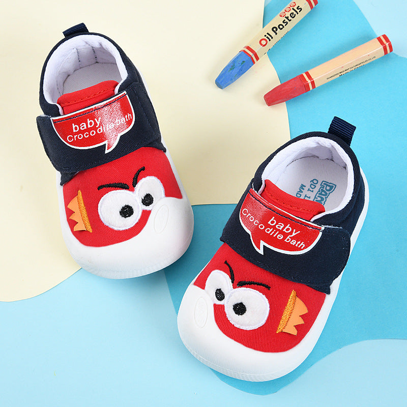 Baby walking shoes for girls, sizes 0-1 to 1-3 years, infant shoes for spring and autumn, soft sole, non-slip, breathable, and secure fit for boys