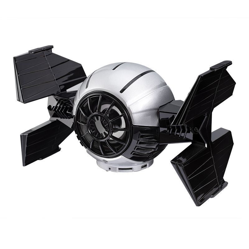New spacecraft bluetooth speaker - creative wireless, cool, card-insertable, computer desktop speaker, subwoofer, piano black