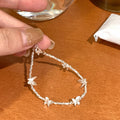 Elegant butterfly bracelet with crushed silver beads - 2026 new arrival, light luxury, niche design, exquisite and high-end style, wholesale for women