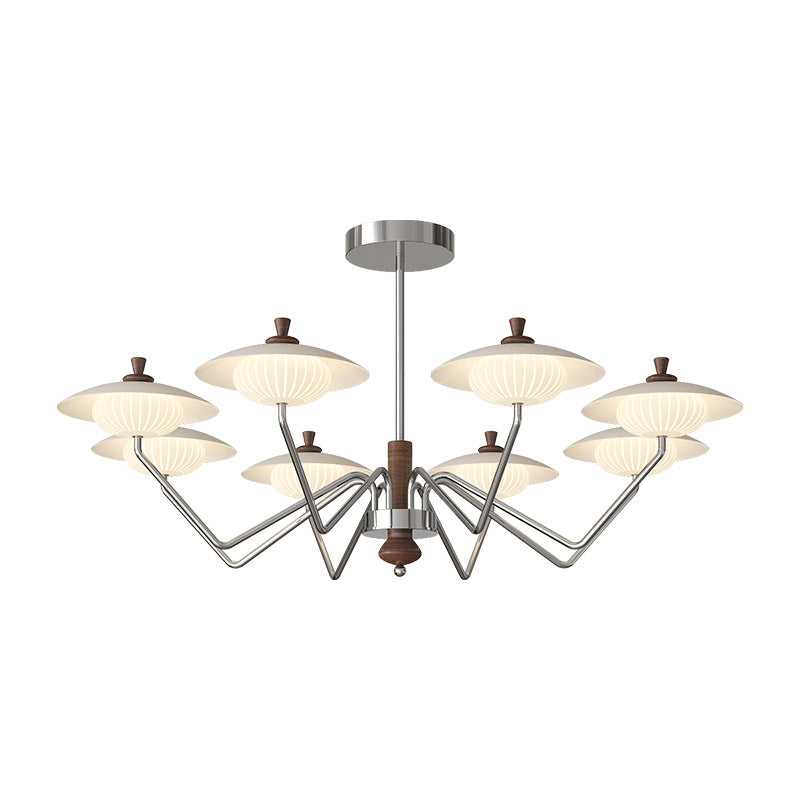 Medieval creative flying saucer chandelier living room main light Bauhaus simple bedroom study dining room light high-end lighting