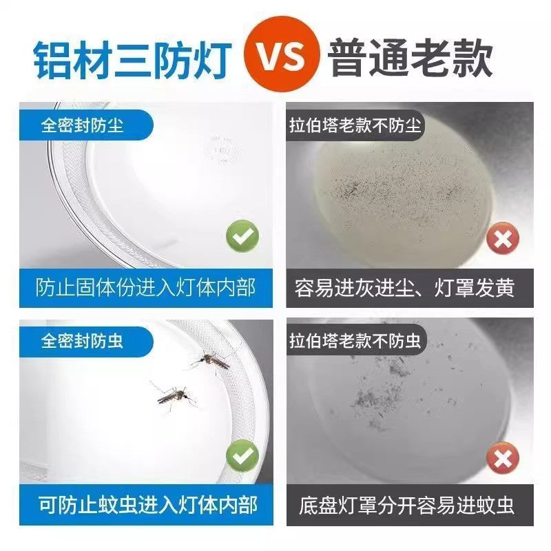 Super bright high bay light led workshop lighting three-proof lamp waterproof E27 screw factory warehouse special flying saucer chandelier