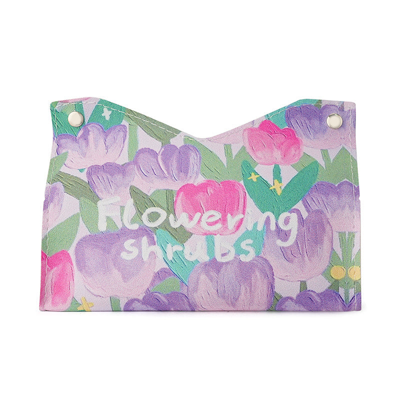 Desktop tissue box cute cartoon home living room bedroom creative pumping carton car pumping box napkin box