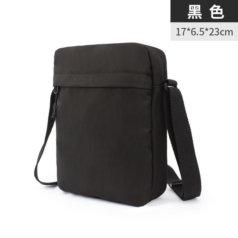 Cross-border fashion simple shoulder men's bag multi-functional outdoor messenger bag casual waterproof high-end lulu mobile phone bag