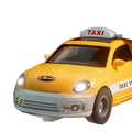 Large taxi toy for boys - inertia-powered, sound & light, educational, opening doors, car, baby birthday gift
