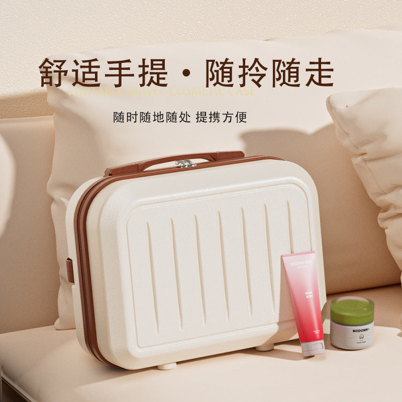 Premium Mini Suitcase Portable 14 Inch Small Storage Large Capacity Portable Gifts High Value Makeup