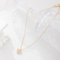 Wholesale alloy heart pendants - european & american cross-border jewelry, exquisite, niche, light luxury, high-end, versatile, diamond-studded necklaces for women