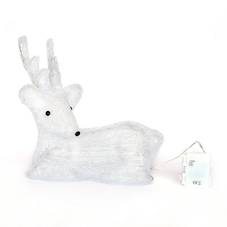 Customized LED deer modeling lights, interior decoration elk snowflake lights, Christmas battery box models, holiday animal lights